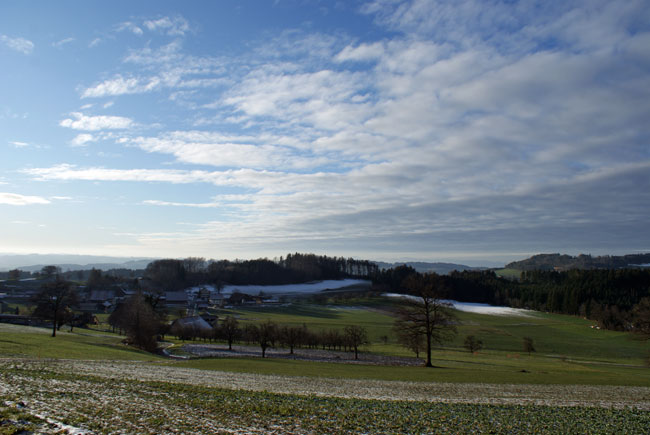 2_aussicht.jpg - Viel ist von der weissen Pracht aber noch nicht zu sehen, ...