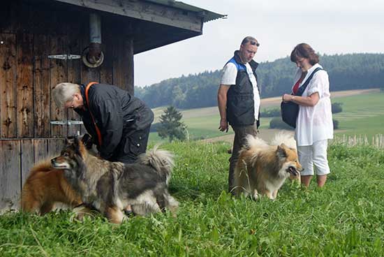 panoramahuette2.jpg - Erste Pause beim Aussichtspunkt oberhalb Hunzikon